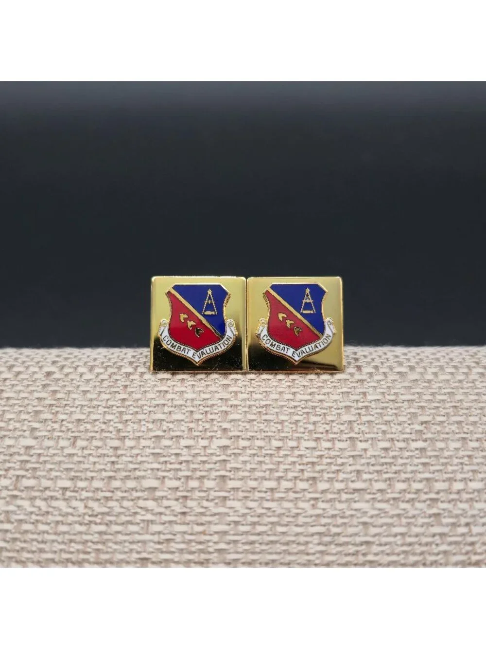 Vintage USAF 1st Combat Evaluation Group Distinctive Unit Insignia DUI Pins A801